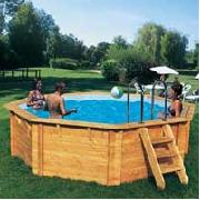 Deluxe Octagonal Wooden Pool