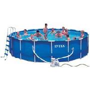 Intex 18ft Metal Frame Pool Set