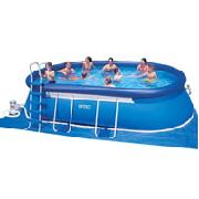 Intex 20ft Oval Metal Frame Pool Set