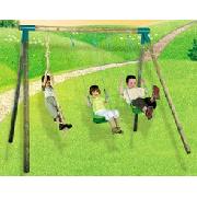 "Reunion" Wooden Swing Set