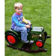 Wooden Rockers Rocking Tractor