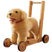 Deluxe Wooden Labrador Baby Walker