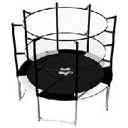 Black 10ft Football Trampoline