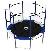 Blue 10ft Football Trampoline