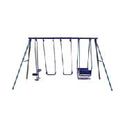 Plum Juno Metal Swing Set