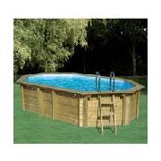 Plum Long Octagonal Wooden Pool