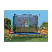 10ft Trampoline with Enclosure and Flash Zone