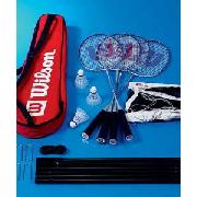 Wilson Badminton 4 Person Tour Kit