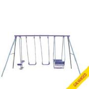 Juno Galvanised Swing Set