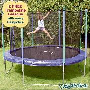 Good 12 Foot Trampoline Kit Spring Time Tiger